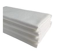 Tissu de Rembourrage Épais TinaKim, Type Lin et Tissu D'ameublement pour Housse et Rénovation de Siège (Couleur Blanc, 9 Mètre)