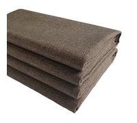 【Tissu de Rembourrage】TinaKim - Type Imitation Lin pour la Réparation de Canapé et Chaise (Café 10, 6 Mètre)