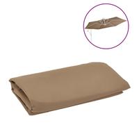 Tissu de remplacement pour parasol déporté Taupe 350 cm 313815