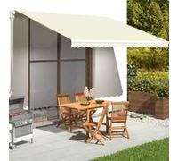 Tissu de remplacement pour auvent Crème 4,5x3,5 m Crème G