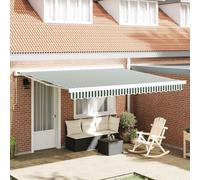 Tissu de remplacement pour auvent marron 350 x 250 cm polyester vidaXL