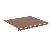 Tissu de remplacement pour auvent Marron 4x3,5 m
