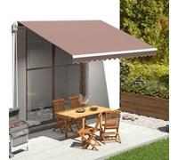 Tissu de remplacement pour auvent Marron 4x3,5 m Marron G