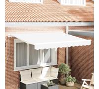 vidaXL Toile de rechange pour store banne 500×350 cm Vert et blanc