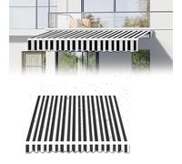Tissu De Remplacement Pour Auvent, Tissu De Rechange Pour Auvent Toile Pour Store, Toile D'auvent Store Pour Patio, Terrasse Ou Jardin, Avec Revêtement Hydrofuge Résistant Aux UV(Black,1.5x1m(4.9x3.2f