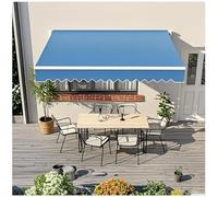 Tissu de Remplacement pour Auvent Tissu de Rechange pour Store Toile d'auvent Store Banne pour Patio, Cadre Non Inclus, Terrasse ou Jardin Imperméable,Sky Blue,500x400cm/5x4m