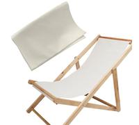 Tissu de Remplacement pour Chaise de Patio 45x17 Pouces en Toile, Matériau Extérieur pour la Piscine