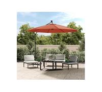 Tissu de Remplacement pour Parasol Déporté Bleu 300 cm Rechange Jardin vidaXL