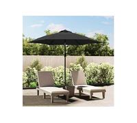 Tissu de remplacement pour parasol d'extérieur Anthracite 300cm 313796