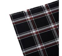 Tissu de siège motif écossais blanc pour Porsche 924