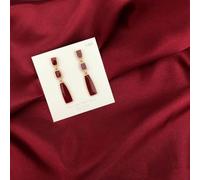 Tissu de soie brillant avec finition satinée, idéal comme arrière-plan professionnel dans votre studio de photographie (soie ordinaire rouge vin, 70 x 100 cm)