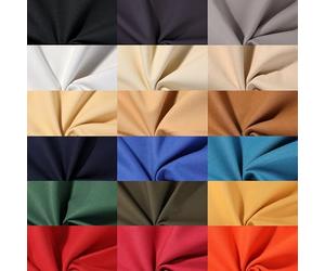 Tissu de toile 100% coton, 16 onces lourdes 19 couleurs discrètes subtiles pour la décoration intérieure et la tapisserie d'ameublement légère. Neotrims UK. Off White, 1 meter