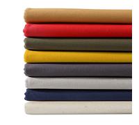 Tissu de toile de couture, pièces de 50 x 50 cm, 7 couleurs unies et écru pour tissu de broderie. Tissu de point de croix semi pour faire de l'artisanat de vêtement. Mix Colours, 8 Pieces