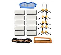 Tissu De Vadrouille De Filtre À Air De Brosse Latérale De Rouleau Principal, Compatible Avec Yeedi, K600, Compatible Avec L'aspirateur Robot Conga, Excellence 990(Set 4)