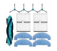 Tissu De Vadrouille De Filtre De Brosse Latérale Principale De Remplacement D'aspirateur De Robot, Compatible For Proscenic Q8 / Q8max, Compatible For Mova E10, For Ultenic D10 T10 Lite