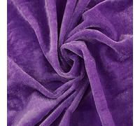 Tissu de velours extensible velours au metre ameublement Largeur 160 cm Pour coudre de l'artisanat bricolage, housse de siège de chaise, décoration d'intérieur ciel de toit automob(Color:Violet clair)