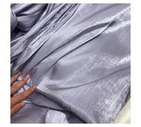Tissu dégradé de soie brillant, vêtements brillants, robe holographique en polyester, irisé scintillant luxe Pour Robes De Mariée, Confection, Bricolage, Nappe(Color 07,1 yard (Pre Cut))