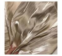 Tissu dégradé de soie brillant, vêtements brillants, robe holographique en polyester, irisé scintillant luxe Pour Robes De Mariée, Confection, Bricolage, Nappe(Color22,5yard)