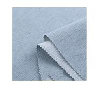 Tissu Denim Doux 100% Coton Lavé Denim épais Robe en Jean Matière du T-shirt Couture de Vêtements(Color:Bleu clair)