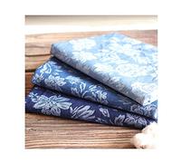 Tissu denim pour jeans, Tissu jacquard en coton denim for la couture de vêtements et la décoration intérieure, multicolore, largeur 145 cm
