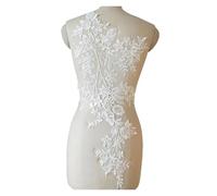 Tissu Dentelle Broderies de dentelle à paillettes, accessoires, robes de mariée, bricolage, vêtements, tissus décoratifs(1Piece)