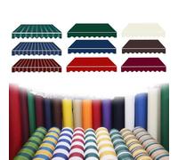 Tissu d'extérieur résistant aux intempéries et durable pour balcon, fenêtre, porte, protection UV, installation facile et durable, 400 x 300 cm, vert