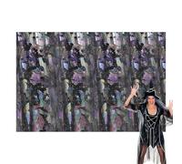 Tissu d'Halloween - Maille noire | Tissu de gaze de costume | Tissu toile d'araignée coupable | Tissu en maille | Tissu de vêtements de jeu de rôle pour mariages et spectacles sur scène