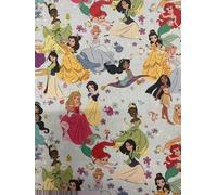 Tissu Disney, tissu de princesses et sirène, tissus pour enfants, tissus artisanaux, tissus au mètre, 1 mètre x 140 cm