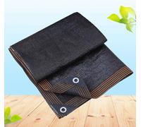 Tissu d'ombrage extérieur Sunblock 90% Noir Plusieurs Tailles(6x7m)