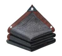 Tissu d'ombrage noir à 90 % avec œillets en aluminium, filet d'ombrage extérieur for couverture de plantes, serre, chenil de grange, patio, tomates(12x12m)