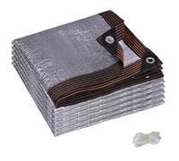 Tissu d'ombrage réfléchissant à 99 % pour pergola et terrasse - Filet de protection solaire pour jardin disponible en 2 x 33 m 3 x 33 m 3 x 33 m - Idéal pour une utilisation en serre et auvent