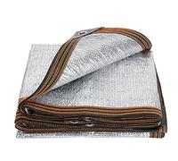 Tissu d'ombrage réfléchissant UV avec œillets - Tissu d'extérieur pour voitures, serres et terrasses - Protection solaire et réduction de la chaleur pour un confort extérieur ultime