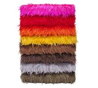 Tissu doux imitation fourrure luxueux,poils,laine mouton. Pour Photographie,vêtements,plaid,couverture, artisanat DIY.15 superbes couleurs neotrims naturelles et vives.