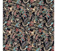 Tissu en coton imprimé ethnique, idéal pour la décoration de la maison, excellent choix pour le matelassage, les coussins, et plus (05)