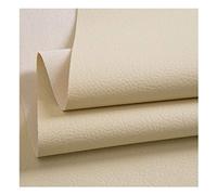Tissu En Cuir Faux Synthétique Pour Meubles Couverture De Siège De Rembourrage Sofa Sac à Bagages Sac à Bagages En Cuir, Par Le Mètre, Largeur 140cm/4.59ft(Off-white,1.4X1m)