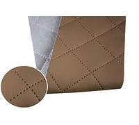 Tissu en Cuir synthétique matelassé pour Meubles au mètre Tissu PU - mocca 814