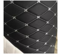 Tissu en Cuir Synthétique Matelassé pour Meubles au mètre Tissu, Simili Cuir Similicuir pour Housses de Siège de Voiture, Noir 1.55×1m (Color : Black White Line)