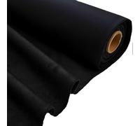Tissu en daim extensible pour garniture de toit de voiture Noir 4 m (400 cm x 150 cm)
