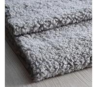 Tissu en fausse fourrure à poils longs, Tissu en fausse fourrure 160 x 50 cm, laine bouclée, matériaux for vêtements(2 Light Gray)