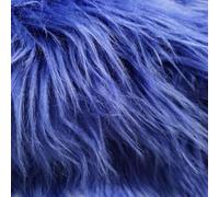 Tissu en fausse fourrure de luxe bleu royal Shaggy 60 mm for costumes de bricolage, cosplay, costumes, nains, fournitures d'artisanat, courtepointes de couture décoratives, artisanat(5m)