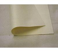 Tissu en feutre acrylique pour loisirs créatifs et poker Crème ivoire 1 m x 150 cm x 100 cm