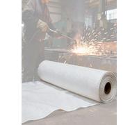 Tissu en fibre céramique d'épaisseur 2/3/5 mm, couverture de soudage ignifugée 1260 °C, isolation haute température for porte de four, porte coupe-feu et volet coupe-feu(0.3-100x3000cm )