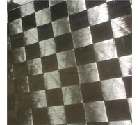 Tissu en fibre de carbone véritable à gros carreaux 16 x 16 mm, 80 g/m², 12K, extensible, uni, 100 x 30 cm/100 x 50 cm, 1 pièce(100cm x 50cm)