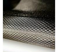 Tissu en fibre de métal conducteur anti-radiations électromagnétiques pour rideaux bloquant les signaux RFID, couvertures de téléphone et d'ordinateur, taille 1 x 1,08 m