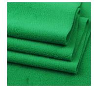 Tissu en Fibres Synthétiques au Mètre, Tissu Doux, Chaud et Lavable, Tissu Polaire Artificiel Anti-peluche, pour Coudre, Plaids, Couvertures, Doublures, Lits Animaux, 50x160cm (Color : Green)