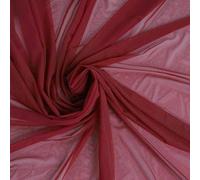 Tissu En Filet De Nylon À Mailles Ultrafines À Haute Élasticité,Couleur Chair Nue,Sous-Vêtements En Maille De Spandex Extensible Dans 4 Directions,Bas Tricotés Au M - Type Wine Red-Sold By The Yard