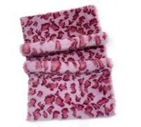Tissu en fourrure artificielle léopard 100x160cm, pour vêtements artisanaux faits à la main, accessoires pour cheveux, matériaux de matelassage DIY