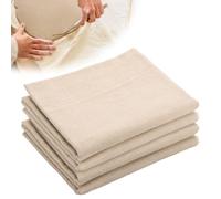 Tissu en lin de poterie pour impression d'argile, texture d'argile, tissu résistant à l'usure, découpable, tissu de broderie absorbant l'eau, pour outil de sculpture de bricolage, 160 x 100 cm (4