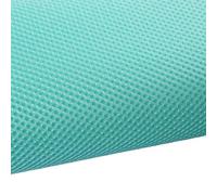 Tissu en maille 3D 1 m x 1,6 m, respirant, triple couche, élastique, for la réparation de matelas pneumatiques (1 pièce).(Turquoise)