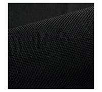 Tissu en maille 3D 1 m x 1,6 m, respirant, triple couche, élastique, for la réparation de matelas pneumatiques (1 pièce).(Black)